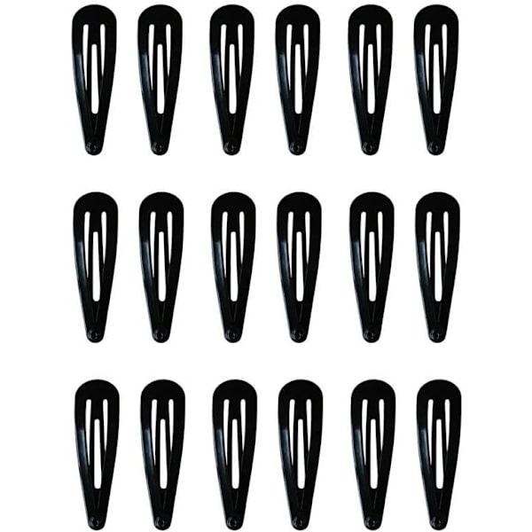 20-pack hårklämmor, 5 cm metallhårklämmor, barnklämmor, flickors håraccessoarer, klämmor för kvinnor, metallklämmor med snäpplås