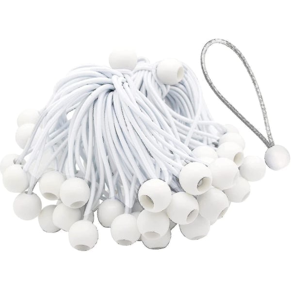 50 Pack Long Bungee Cords with Buckle for Tents, Tents, Banners and Tarps