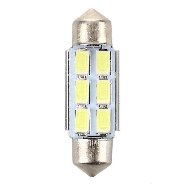 2 X 36 Mm 6 5630 Smd Led Lamp Interior Lighting 3w 185lm 6500k