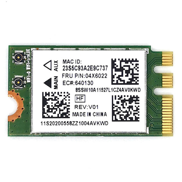 2x Qcnfa335 Trådløst Netværkskort, Ngff M2 Interface 4.0 Bluetooth Trådløst Netværkskort Support Sy