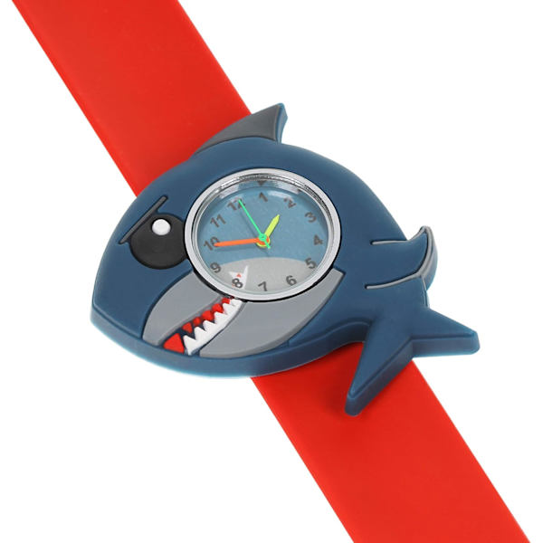 Kello Hai Merieläimistä Inspiroitu Slapwatch Nopea Sopivuus Lapsille Lasten Silikonikello Ranneke Opi Kertomaan Aika Unisex Hetkellinen Sopivuus Kaikkiin Kokoihin