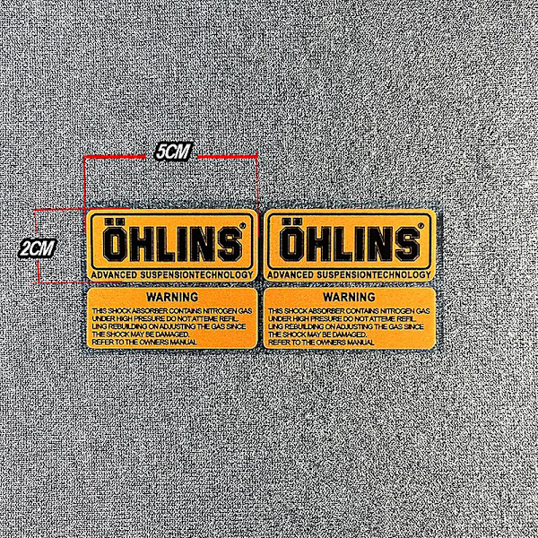 Otwoo för Ohlins fjädring stötdämpare motorcykeltillbehör dekorera insignier annons reflekterande klistermärken dekaler SF018
