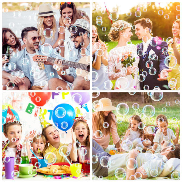 Bubbelmaskin för barn sommarleksak present till födelsedagsfest blå blue