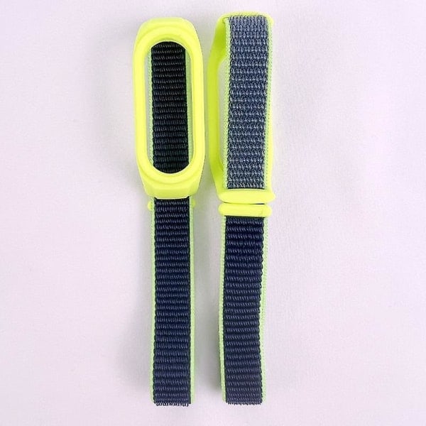 Nylon Sport Anti-Lost Band för Xiaomi Mi Band 3/Band 4/Band 5 / Band 6/Band 7 med klocka