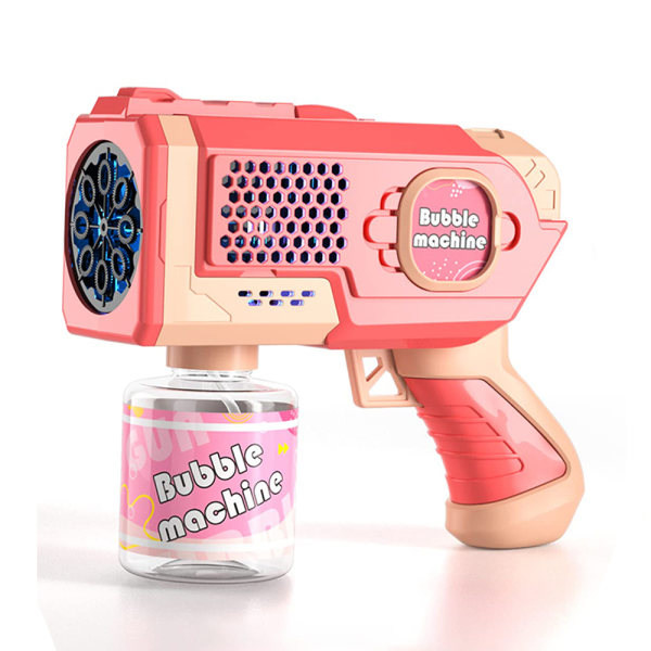 Bubbelmaskin för barn sommarleksak present till födelsedagsfest ed red