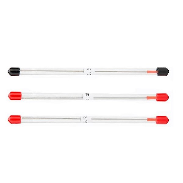 Airbrush Dysespids, Nålespids og Dysespidsdæksel 0,2 mm 0,3 mm 0,5 mm Udskiftningstilbehør