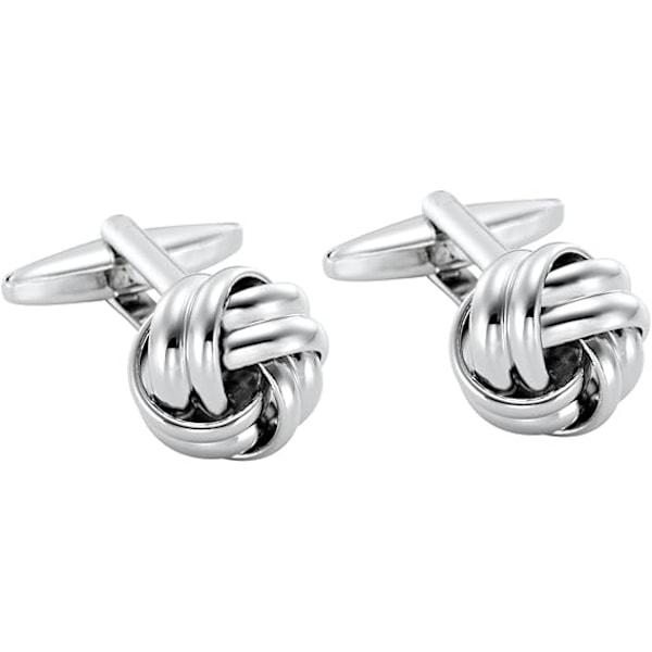 Knot and Square Cufflinks Different Style 316L Stainless Steel Cuff links for Men