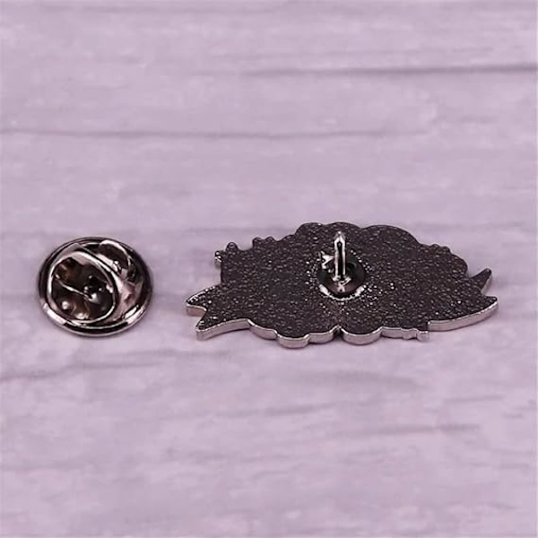 \"Thinking\" - Pastel Kosmisk Rum Brosche Metal Emblemer Lapel Badge Saml Denim Jakke Rygsæk Pin Givet Venner Og Fans Gave