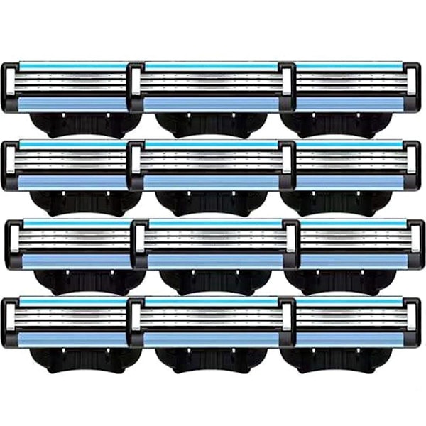 20PCS Blades Refills, Manual Mach 3 Blades Refills för Mach 3 Mens Blade Refills