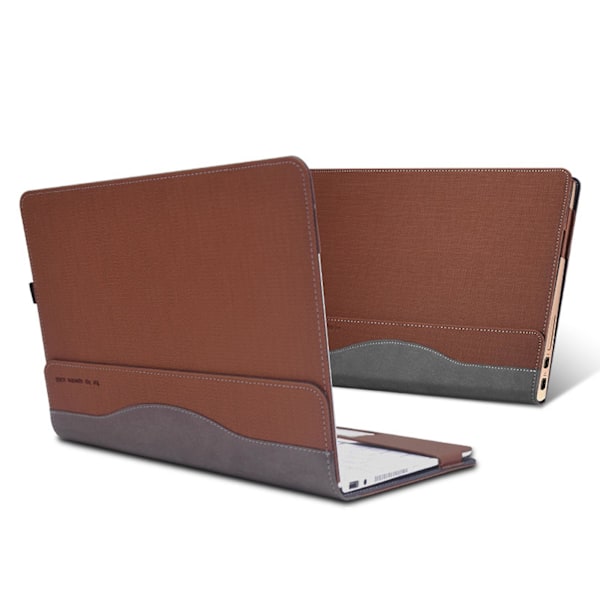 13,3 tums PU-läderfodral för bärbar dator för HP Spectre X360 Business Brown