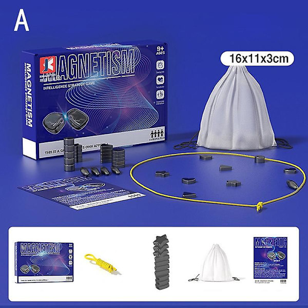 Magneettinen Shakkilautapeli Magneettikivi Lautapelisetti Leikki Lapsille Opettavainen A