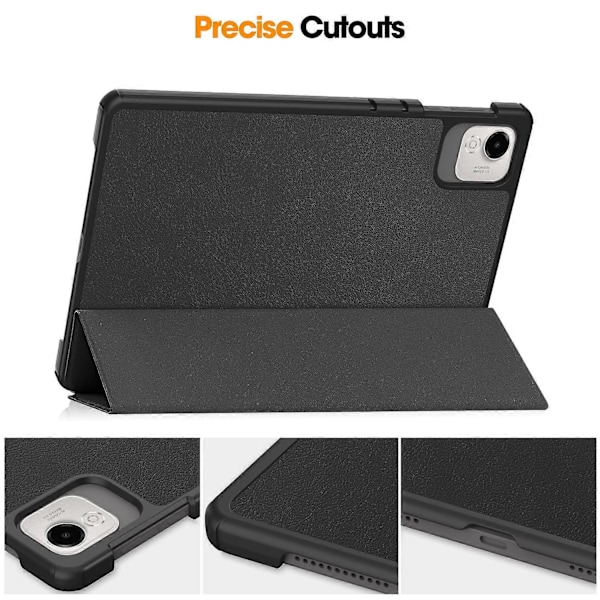 For Honor Pad X9 Pro Cover Anti-Drop Læder Stand Tablet Cover - Sort Black