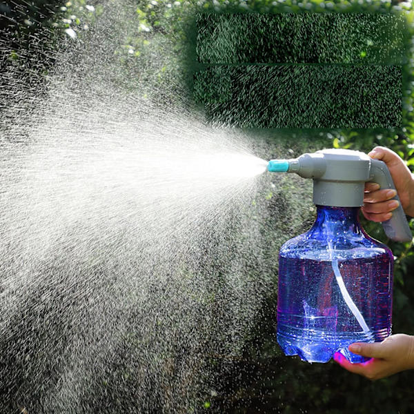Elektrisk sprayflaska växtförstörare, 3L uppladdningsbar elektrisk sprayflaska med justerbar pip förlängt munstycke för trädgårdsskötsel, gödsling, rengöring