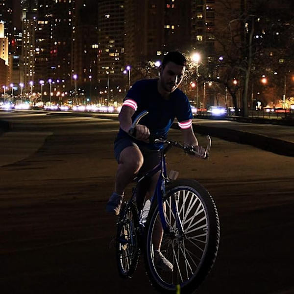 4 st reflekterande band för arm synlighet cykel reflexband