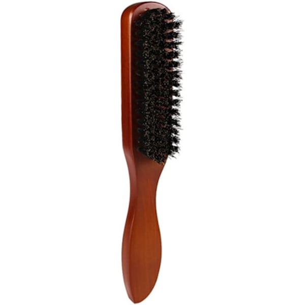 1 Piece Hair Brush Bristle Hair Brush Beech comb with Beech Handle Used for Men with Thin or Thick Hair Styling Beard Brush