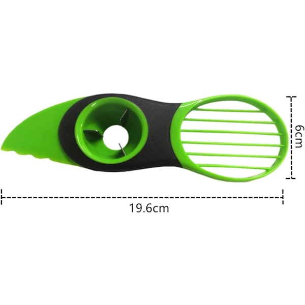 2 stk Avocado Chopper Multifunktionel Frugtkutter Skræller Kernefjernere 3-i-1 Avocado Skæreredskab til Frugt Kiwi Mango