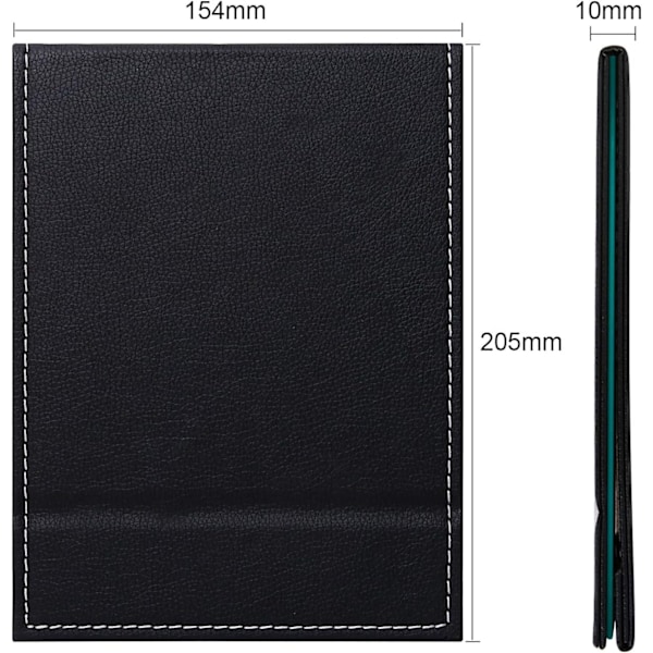 Vapaasti seisova meikkpeili, super HD, suuri kompakti peili 15 * 21 cm - musta