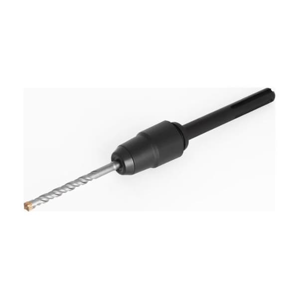 SDS-Max til SDS-Plus adapter med chuck – CR-V-stål – Selvåsende for raskt bytte – For betong og mur