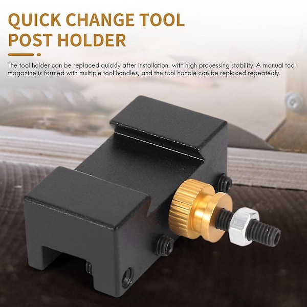 3-pack Mini Lathe Snabbväxlingsverktygshållare Kit (1/4-1/2 tum),