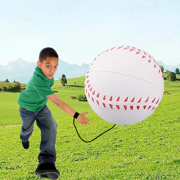 Tilbagefjedrende håndledsbold, Fjederbold på snor, Håndledsbold til sport, Håndledsrem-bold, øvelser til reaktion Baseball