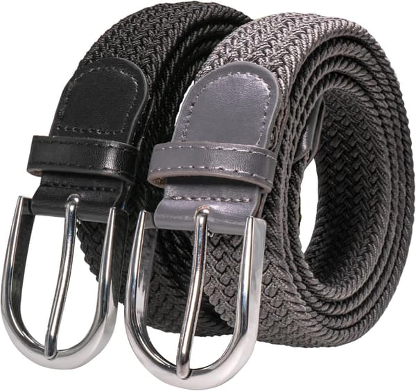 Elastisk belte - Flettet, stretch, vevd belte for menn
