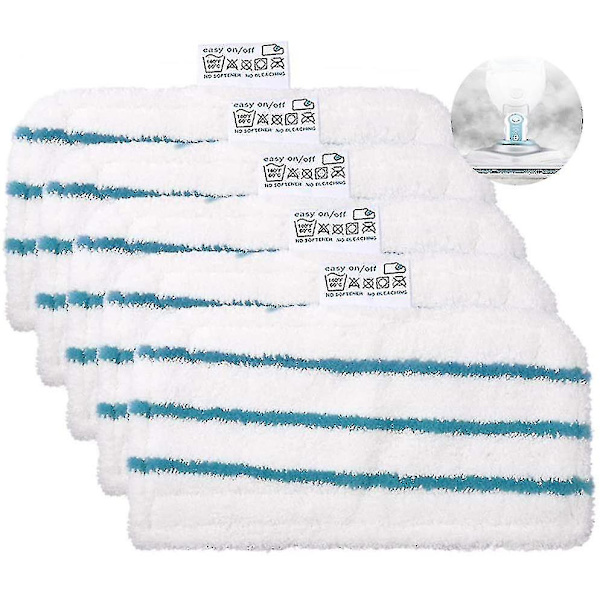 5 Vaskbare Mikrofiber Puder til Black & Decker Dampmopper