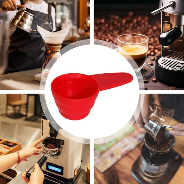 Kaffe måttskopa | Måttskopa våg | Kaffesked mått, Cafe mått skopor, Malet kaffe sked (Röd)