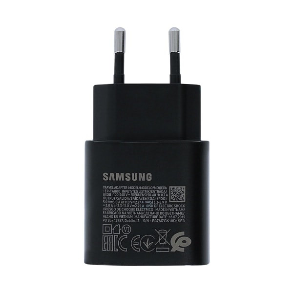 Samsung EP-TA800 25W snabbladdningsadapter svart