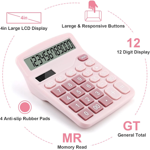 Standard Funktionel Bordberegner (Pink), Bordberegner til Studerende Blue