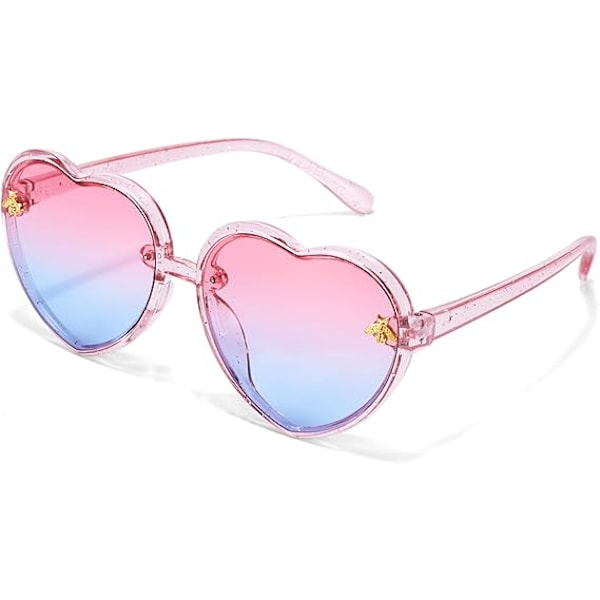 Hjerteformede Solbriller, Rosa Hjertebriller, Mode Kærlighedshjertebriller, Sommerbriller, Pige Solbriller, Moderne