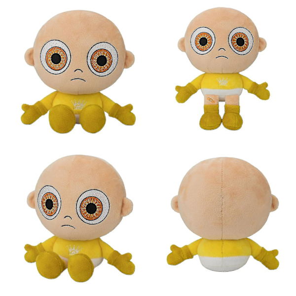 25cm Keltainen Vauva Pehmolelu Kawaii Vauva Täytetty Pehmeä Nuken Kauhupeli Plushie Hahmo Lasten Lelut Lapsille Vauvan Lahjat