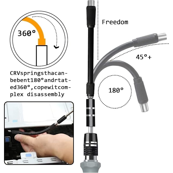 Skrutrekkersett - 122 i 1 Presisjons Skrutrekkersett, CRV Magnetisk Skrutrekkersett med Magnetisk Matte - DIY Mini Skrutrekkersett for Klokker