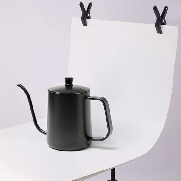 Nylon Fjederfotoklemmer - 6 stk Store Heavy Duty Baggrunds Bull Clips til Markedsboder, Træarbejde, (4,5 tommer, Sort)