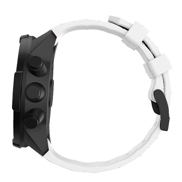 Til Suunto Spartan Sport Suunto 9/9 Baro/d5 Silikonrem 12-26 White