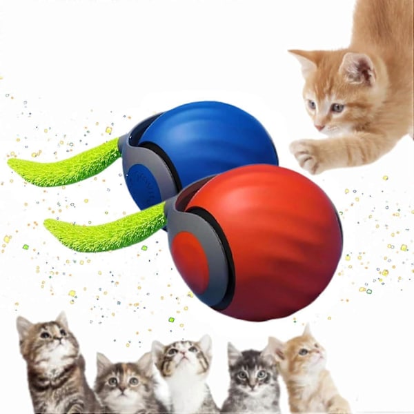 2 Pakkausta Speedy Tail 2.0 Kissalelu, Interaktiivinen Kissalelu, Kissaleluja Sisäkäyttöön