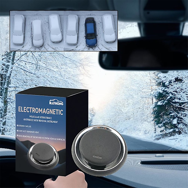 3 stk Bil Elektromagnetisk Molekylær Interferens Frostfjerning Instrument