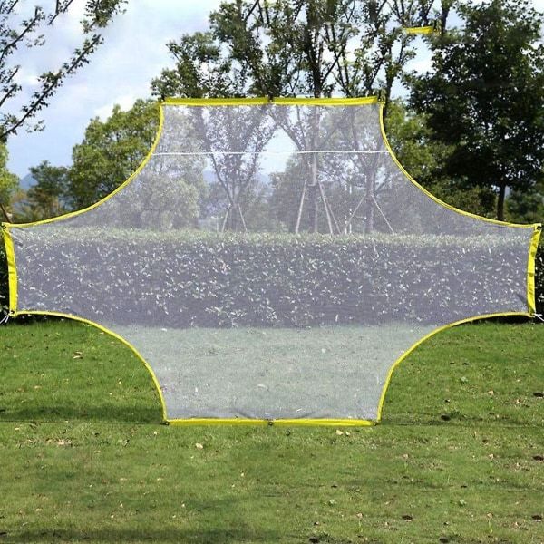 Fotbollsträningsnät Hexagon Precision Trainer Nät Bärbar Elastisk Fotbollsmål Nät Fotbollsmåls Träning
