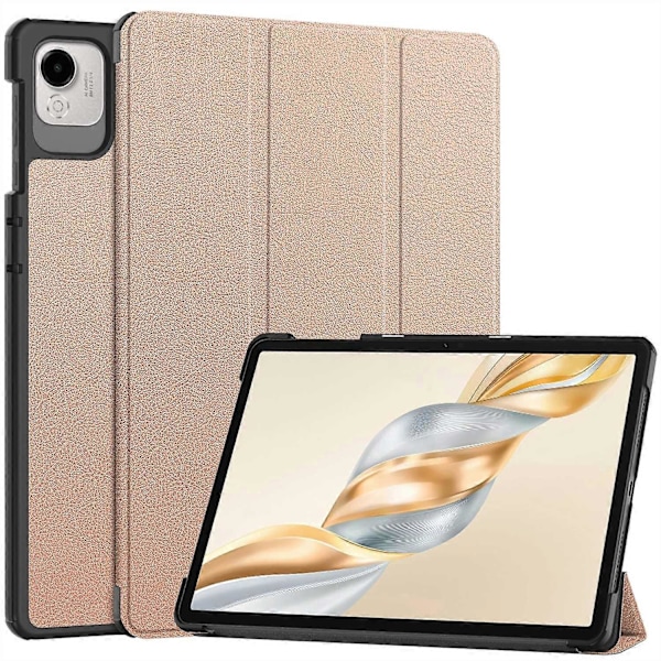 För Honor Pad X9 Pro Fodral Anti-Fall Läder Ställ Tablet Skydd - Roséguld Rose Gold