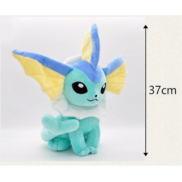 Plushies - Vaporeon Plysch - Vaporeon Gosedjur - Vaporeon Evolution Plyschleksakssamling Premium Design