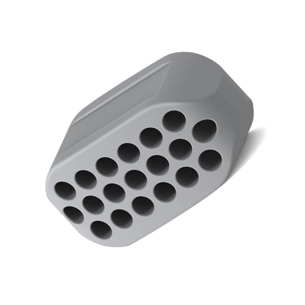 Kjeve-trener i silikon Grey