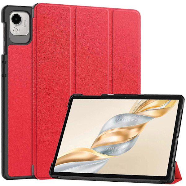 För Honor Pad X9 Pro Fodral Anti-Fall Läder Ställ Tablet Skydd - Röd Red