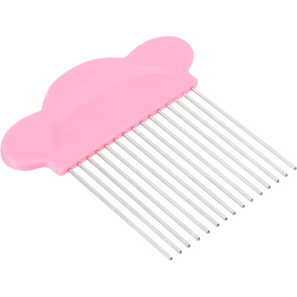 Papper Quilling Verktyg Kam, Origami Korthållare Skapa Remsöglor för DIY Konst Hantverk, Rosa