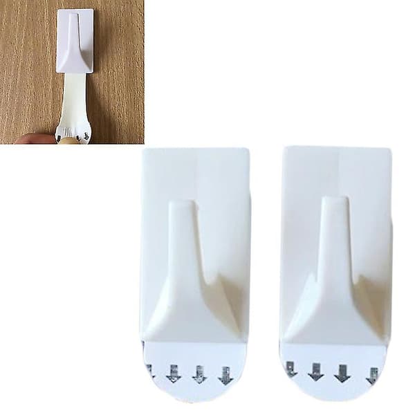 2 stk Lagringssterke Plastkroker