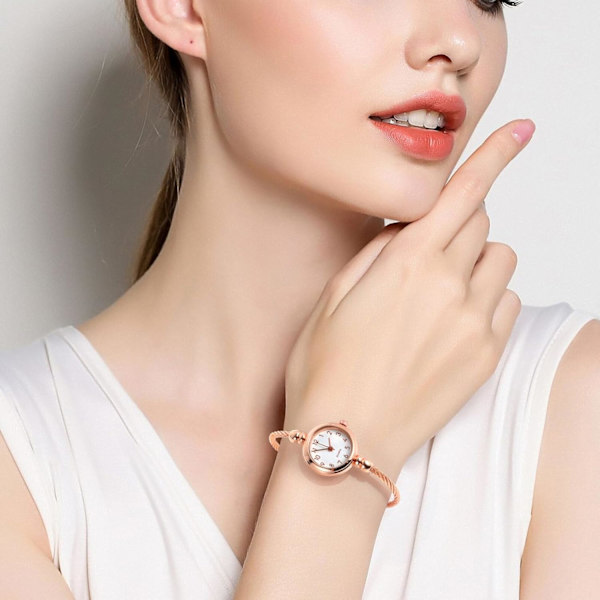 Dam armbandsklocka damklocka kvartsklocka casual armbandsklocka för damer manschett armbandsklocka för kvinnor