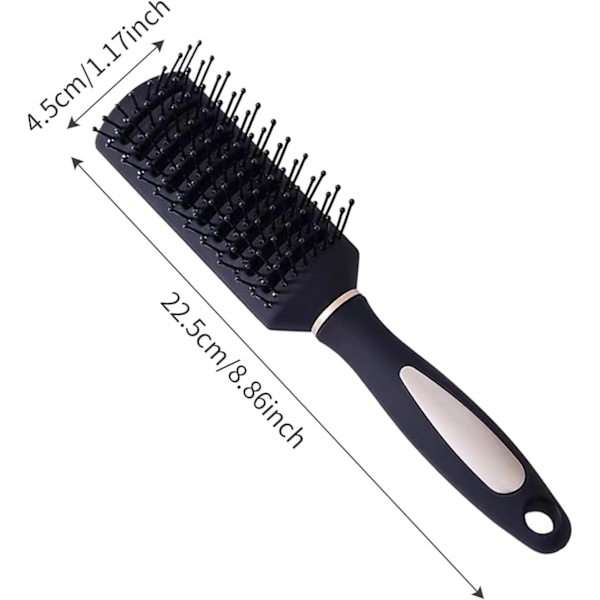 2PCS Vent Brush, Detangle Hair Brush HairBrush Hairbrushes för kvinnor Styling Brush Curly Hair Brush Curl Define Brush