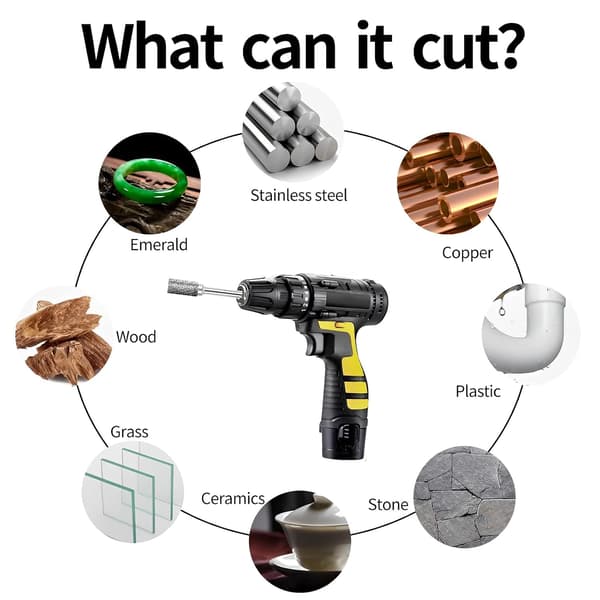Højhastighedsbor, Die Grinder Bits Dobbelt Rotationsfræserbor, Carbide Die Grinder Bits