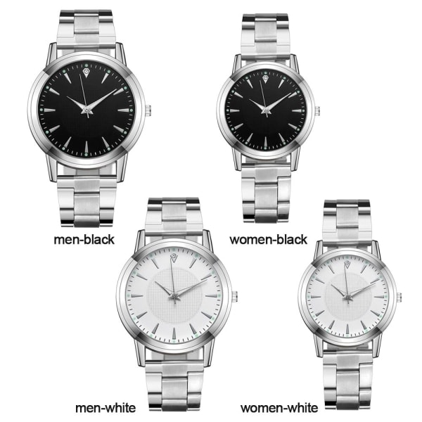 Quartz armbåndsur white men