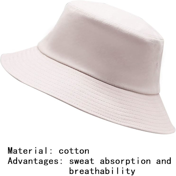 3 Pakkaus Puuvillainen Bucket Hat Kesä Aurinkohattu 50 UV-Suoja Auringonhattu Kalastaja Kalastushattu Unisex Naisille Miehille Ulkoilma Urheilu Vaellus Leirintä Matkustaminen