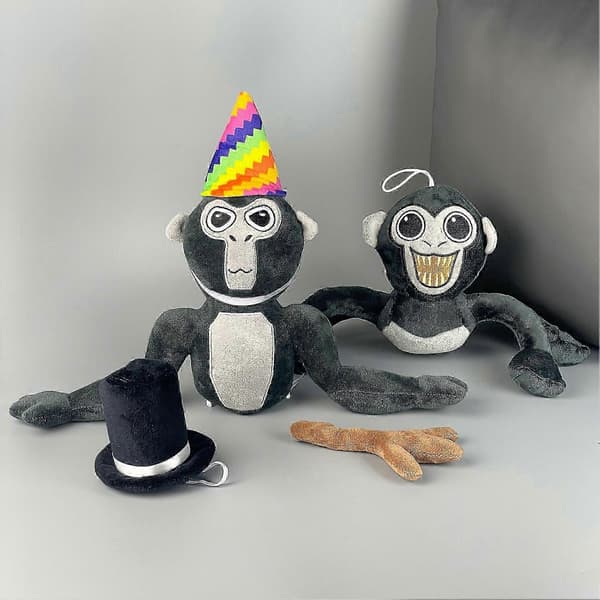 Gorilla Tag Värikäs Gorilla-nukke Pehmolelu Flower gorilla accessories