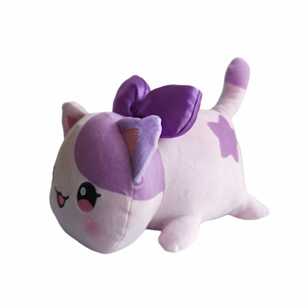 Aphmau Meow Meows Plussj Aphmau Plussj Leke Dukke Gave 25cm - Enhjørning Katt Bow cat